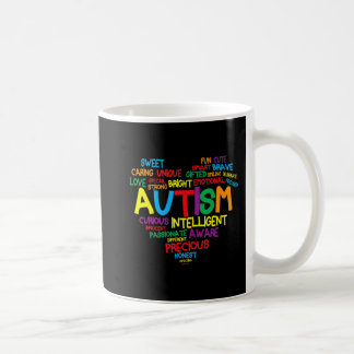 Autism Heart Autism Awareness proud Autism Mum Gif Coffee Mug