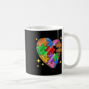 Autism Heart Puzzle World Autism Awareness Day 202 Coffee Mug