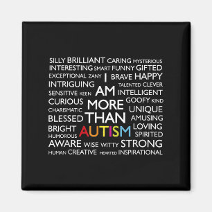 Autism I Am More Than Autism Magnet