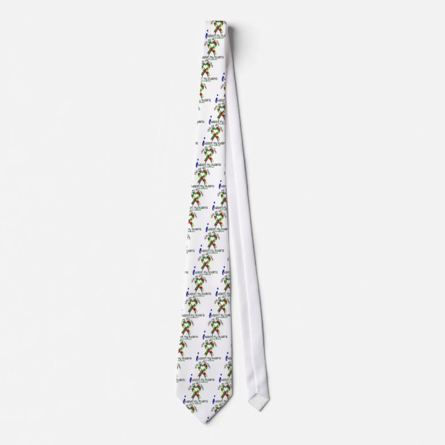 Autism I Support My Students Tie (Front)