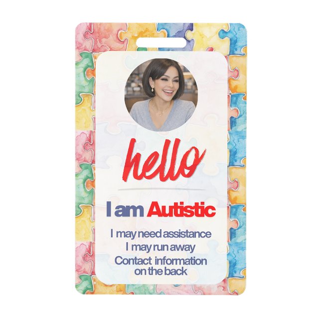 Autism ID Child or Adult Medical Alert Badge (Autism ID Child or Adult Medical Alert Badge)
