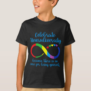 Autism Infinity Neurodiversity No Cure For Being Y T-Shirt