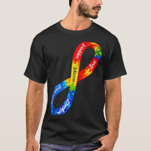 Autism infinity ribbon design a neurodiversity T-Shirt