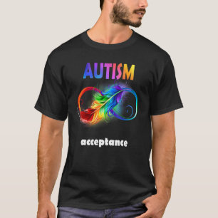 Autism Infinity Symbol Autism Awareness Acceptance T-Shirt