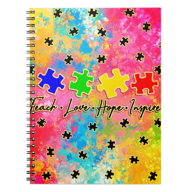 Autism inspired notebook (Front)