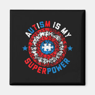 Autism Is My Superpower Autism Awareness Autistic  Magnet