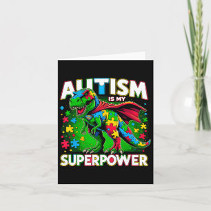 Autism Is My Superpower Autism Awareness Card