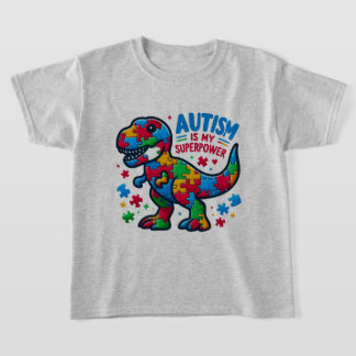 Autism Is My Superpower Kids' T-Shirt