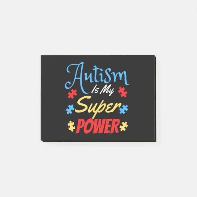 Autism Is My Superpower Post-it Notes (Front)