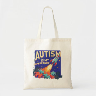 Autism is My Superpower Tote Bag