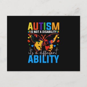 Autism Is Not A Disability It Is A Different Postcard