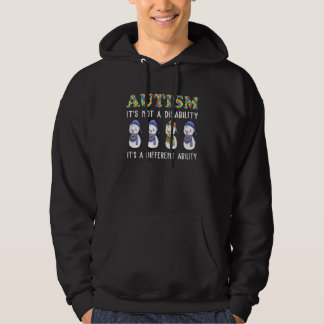 Autism Is Not A Disability It S A Different Abilit Hoodie