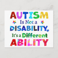 AUTISM Is Not a Disability