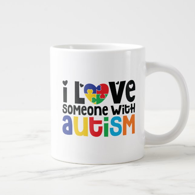 Autism Jumbo Mug (Right)