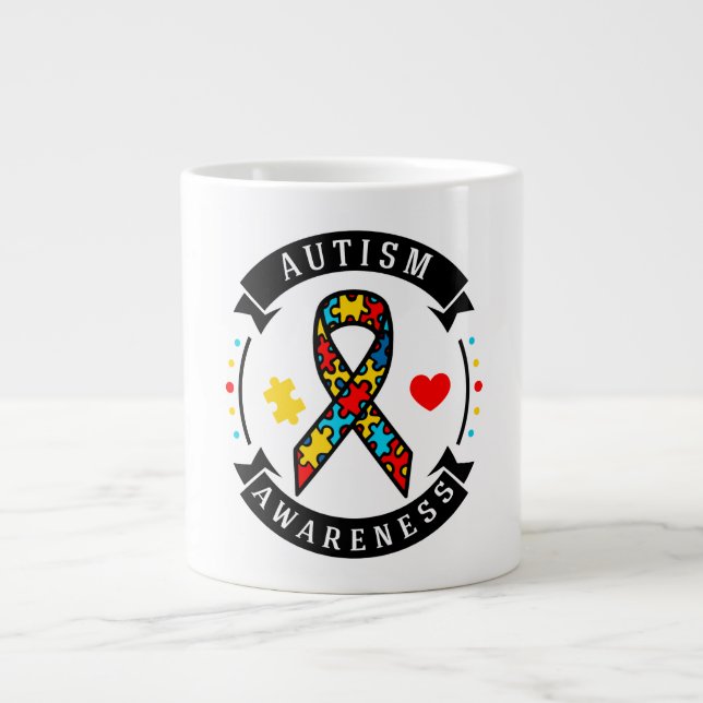 Autism  Jumbo Mug (Front)