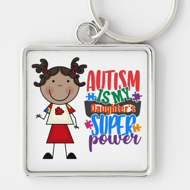 Autism-Keep orCreate Your Own Keychain (Front)