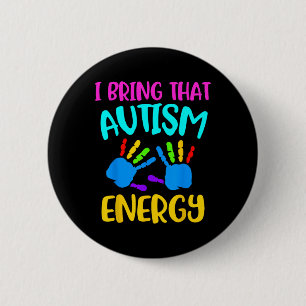Autism Kids Ausome Children Autistic Awareness Asd 6 Cm Round Badge
