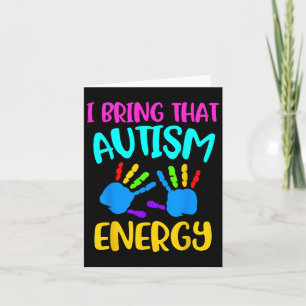 Autism Kids Ausome Children Autistic Awareness Asd Card
