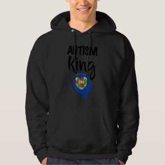 Autism King   Kids Autism Awareness Hoodie