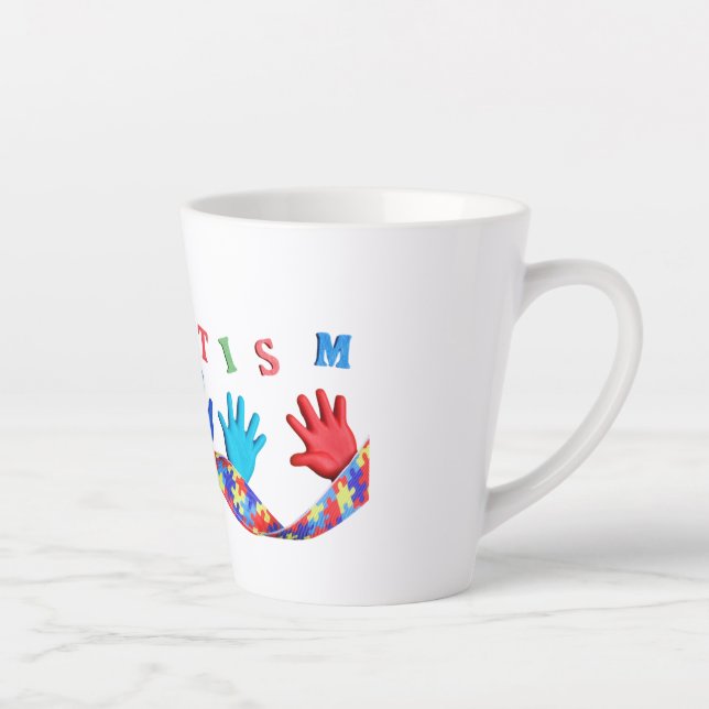Autism Latte Mug (Right)