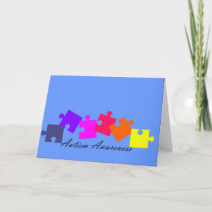 Autism Linear Design Card