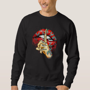 Autism Lips Don't Judge What You Don't Understand Sweatshirt