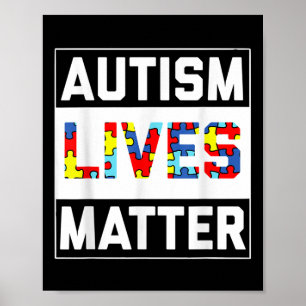 Autism Live Autism Awareness T Shirt  Poster