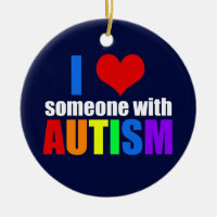 Autism Love Rainbow Family Support Colourful Cute