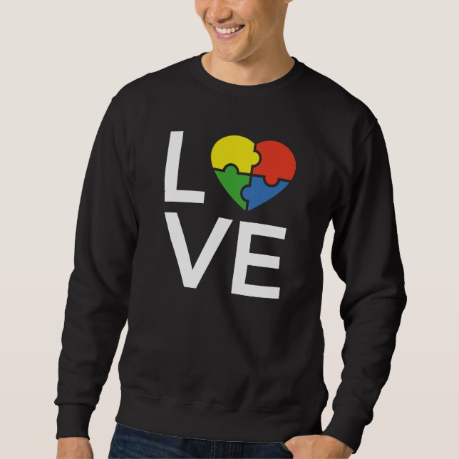 Autism Love Sweatshirt (Front)