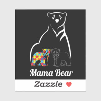 Autism Mama Bear Autism Awareness Mum of Autistic