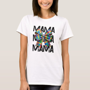 Autism Mama Ribbon T-Shirt