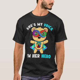 Autism Matching Costume For Mum & Daughter Hero Fo T-Shirt