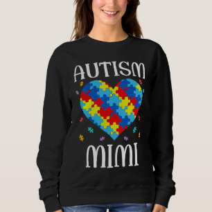 Autism Mimi Matching Family Heart Autism Awareness Sweatshirt
