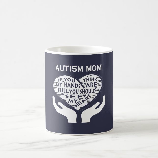 AUTISM MOM COFFEE MUG (Center)