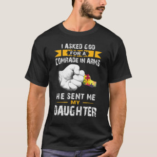 Autism Mom Dad Daughter Autism Awareness Men Women T-Shirt