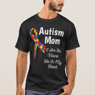 Autism Mom I Am His Voice vintage T-Shirt