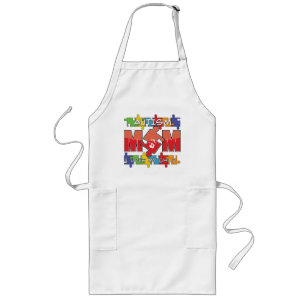 Autism Mom - I Love My Child Long Apron