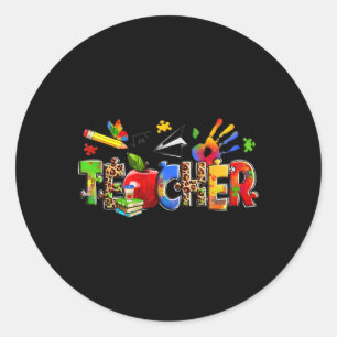 Autism Month World Autism Awareness Day 2025 9  Classic Round Sticker
