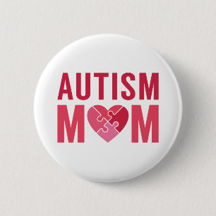 Autism Mum 6 Cm Round Badge
