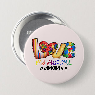 Autism Mum 7.5 Cm Round Badge