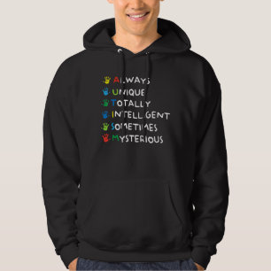 Autism Mum  Autism Awareness  Autistic Boys Girls Hoodie