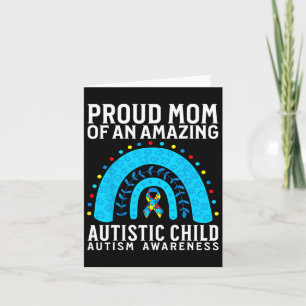 Autism Mum Autism Awareness Support Gifts Autism P Card