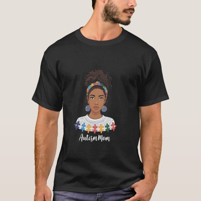 Autism Mum Autism Awareness T-Shirt (Front)
