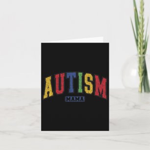 Autism Mum Autistic Mama Support Awareness Card