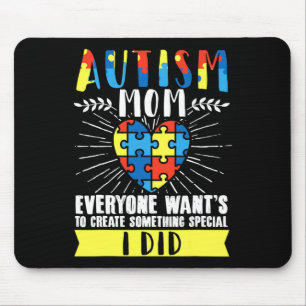 Autism Mum Awareness Disabilities  Mouse Pad