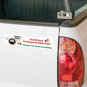 Autism Mum Bumper Sticker