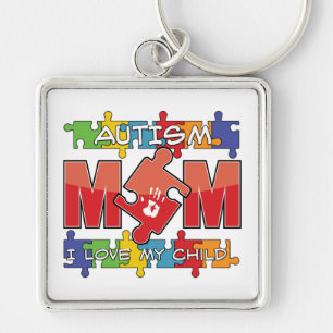 Autism Mum - I Love My Child Key Ring