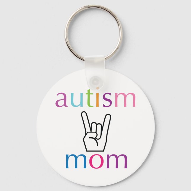 Autism Mum Keychain (Front)