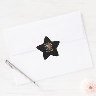 Autism Mum Matching Family Autism Awareness Gifts Star Sticker