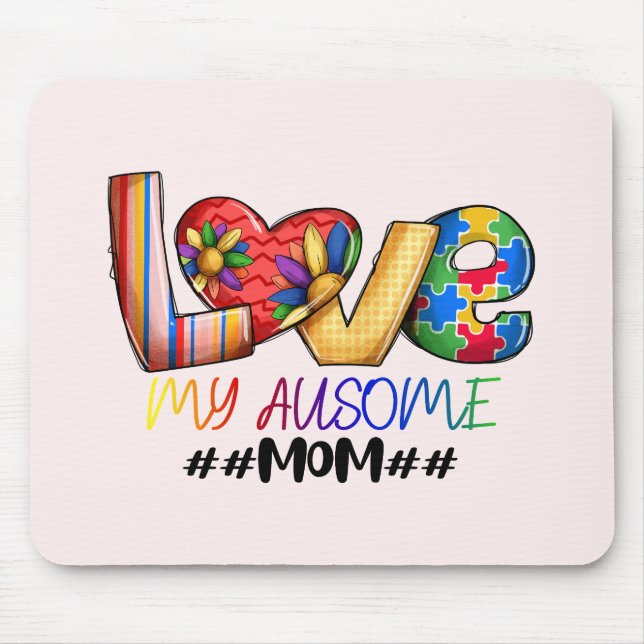 Autism Mum Mouse Pad (Front)
